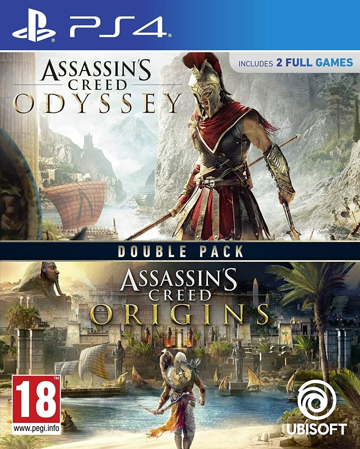 Assassin's Creed: Одиссея (Odyssey) + Assassin's Creed: Истоки (Origins) (PS4) английский язык