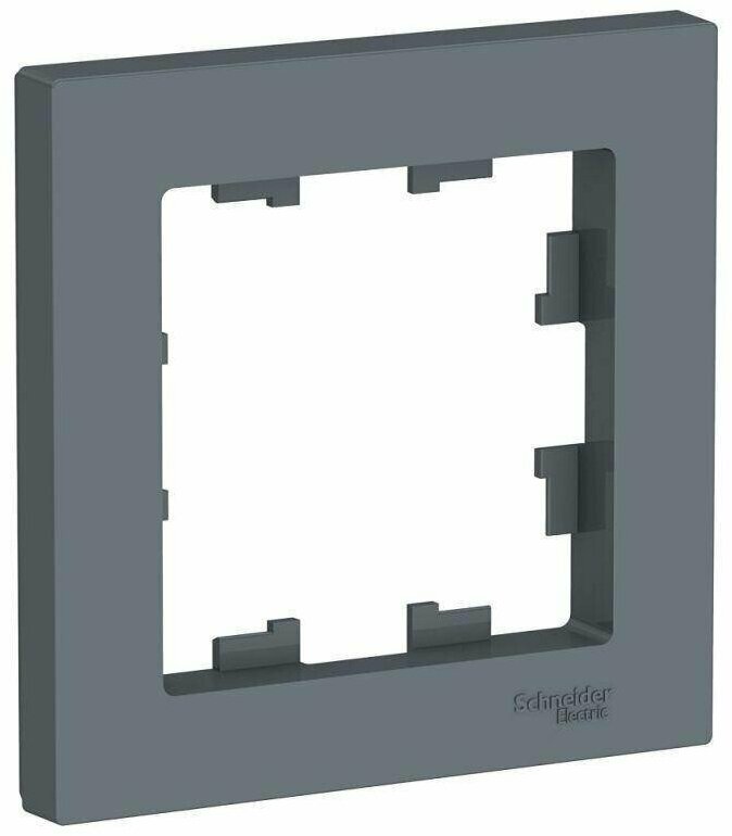 Рамка 1-м ATLAS DESIGN грифель SchE ATN000701 (упаковка 3 шт.)