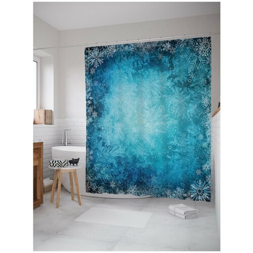 фото Штора для ванной joyarty фантазии зимы 180х200 (sc-18878)