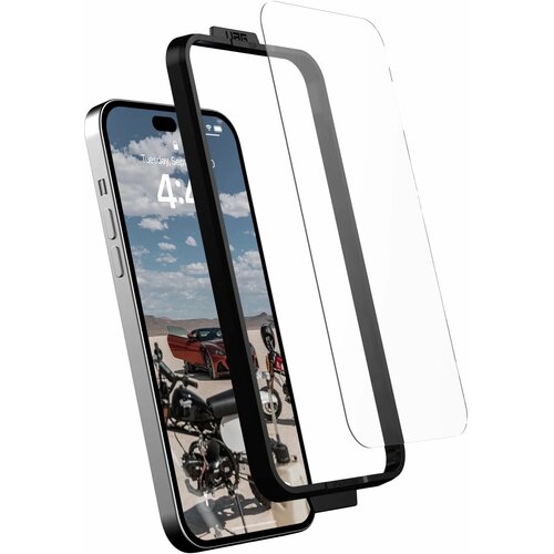 Защитное стекло с установочной рамкой UAG Shield Plus для iPhone 14 Plus (0,33 мм; олеофобное покрытие) (Прозрачный | Clear)