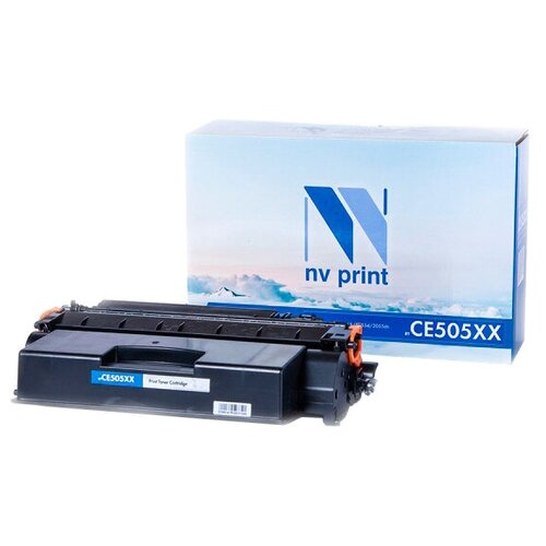 Картридж NV Print CE505XX Black для HP, 10000 стр, черный картридж sakura ce505x black