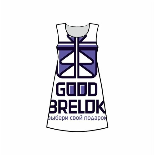 Платье GOODbrelok, размер 42, мультиколор