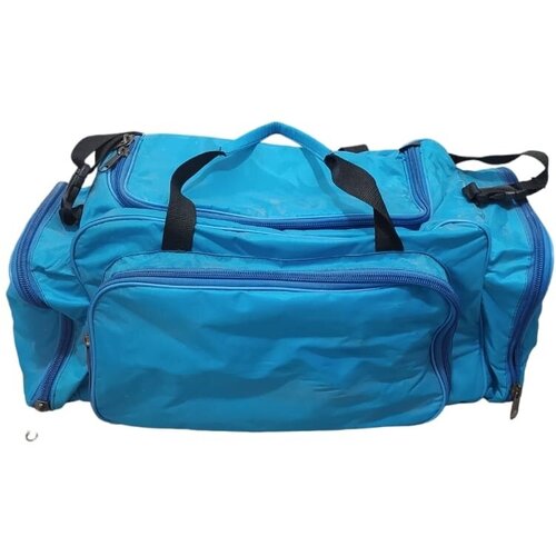 Туристическая походная сумка-пикник SN на 4 персоны со встроенной термо сумкой на 20 л и посудой цвет синий ложка столовая vetta 815 360 бруно 1 штука серебристый