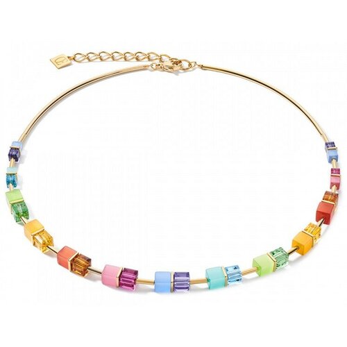 Колье Coeur de Lion Multicolor Rainbow-Gold 5020/10-1535