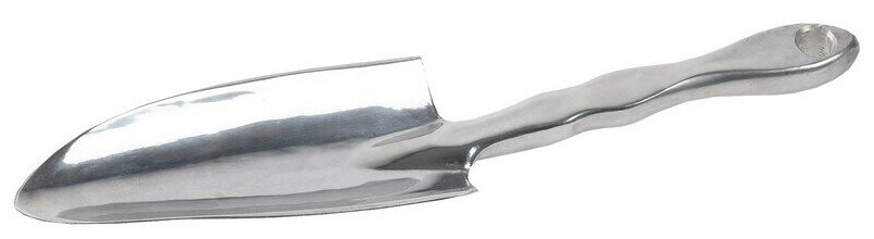 Совок GRINDA посадочный широкий, алюминиевый корпус, 245 мм - фотография № 1