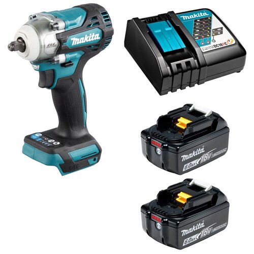 Гайковерт аккумуляторный 18В 330Нм - 38 Makita DTW302 Li-Ion 2x6Ач зу DTW302RGE 4120000₽