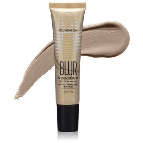 lumene тональный крем устойчивый blur 16ч spf15 0 light ivory 0 TF Cosmetics Тональный крем Blur Foundation, SPF 15, 30 мл/36 г, оттенок: 34 ваниль