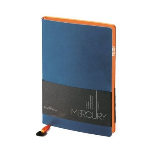 Купить Ежедневник А5 Mercury недатир. темно-синий от Bruno Visconti
