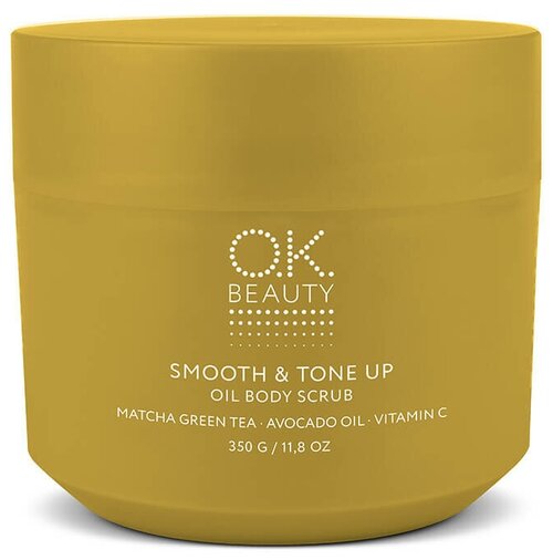 OK Beauty Скраб для тела Smooth & Tone Upфруктовый, 350 мл, 350 г