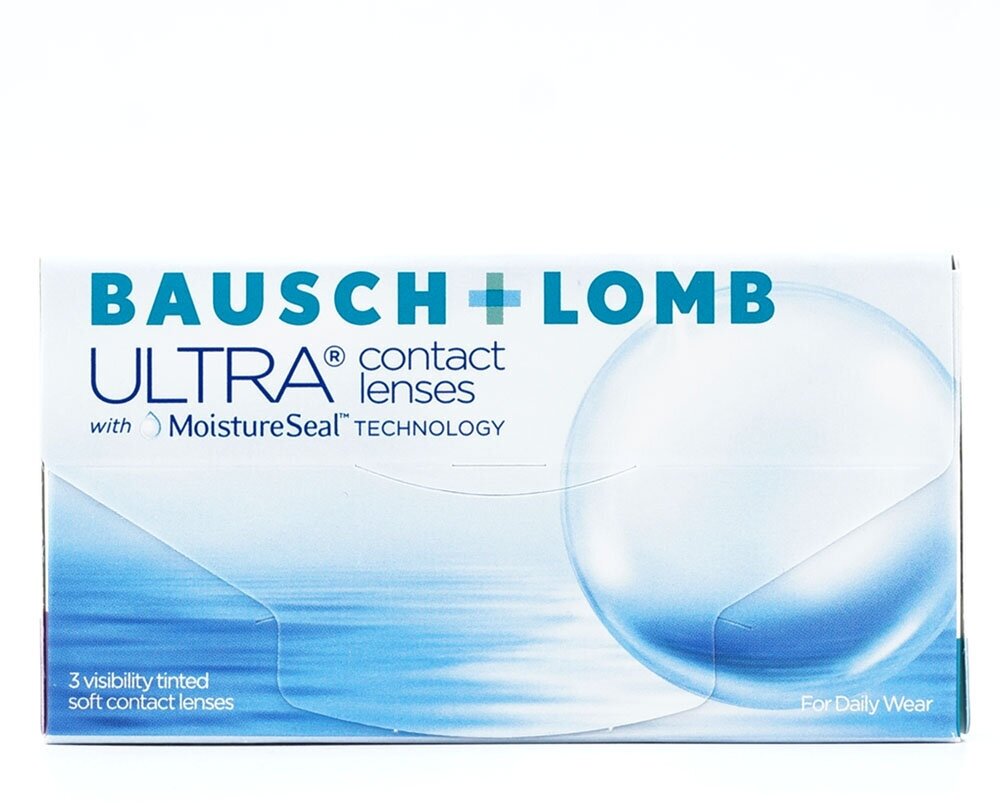 Контактные линзы Bausch & Lomb, ULTRA, Ежемесячные, -4,25 / 14,2 / 8,5 / 3 шт.