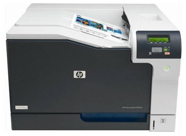Принтер лазерный HP Color LaserJet Professional CP5225 (CE710A), цветн., A3, бело-черный