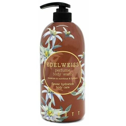 Jigott Гель для душа с экстрактом эдельвейса / Edelweiss Perfume Body Wash, 750 мл