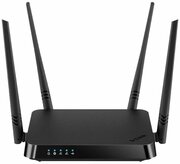 Роутер WiFi D-Link DIR-825/RU/R1, беспроводной двухдиапазонный гигабитный маршрутизатор AC1200 Wave 2 с поддержкой MU-MIMO, 3G/LTE и USB-портом черный