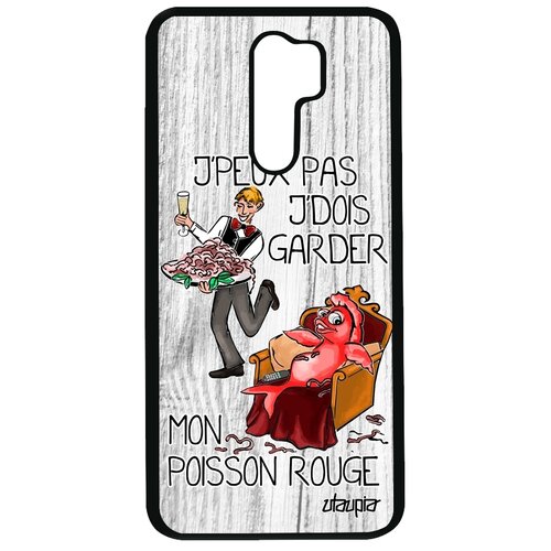 фото Чехол для мобильного xiaomi redmi 9, "не могу - у меня красная рыбка!" юмор анекдот utaupia