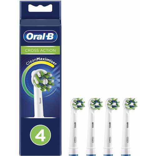 Насадки ORAL-B 608721 насадки для электрической зубной щетки oral b cross action cleanmaximiser black 2 шт