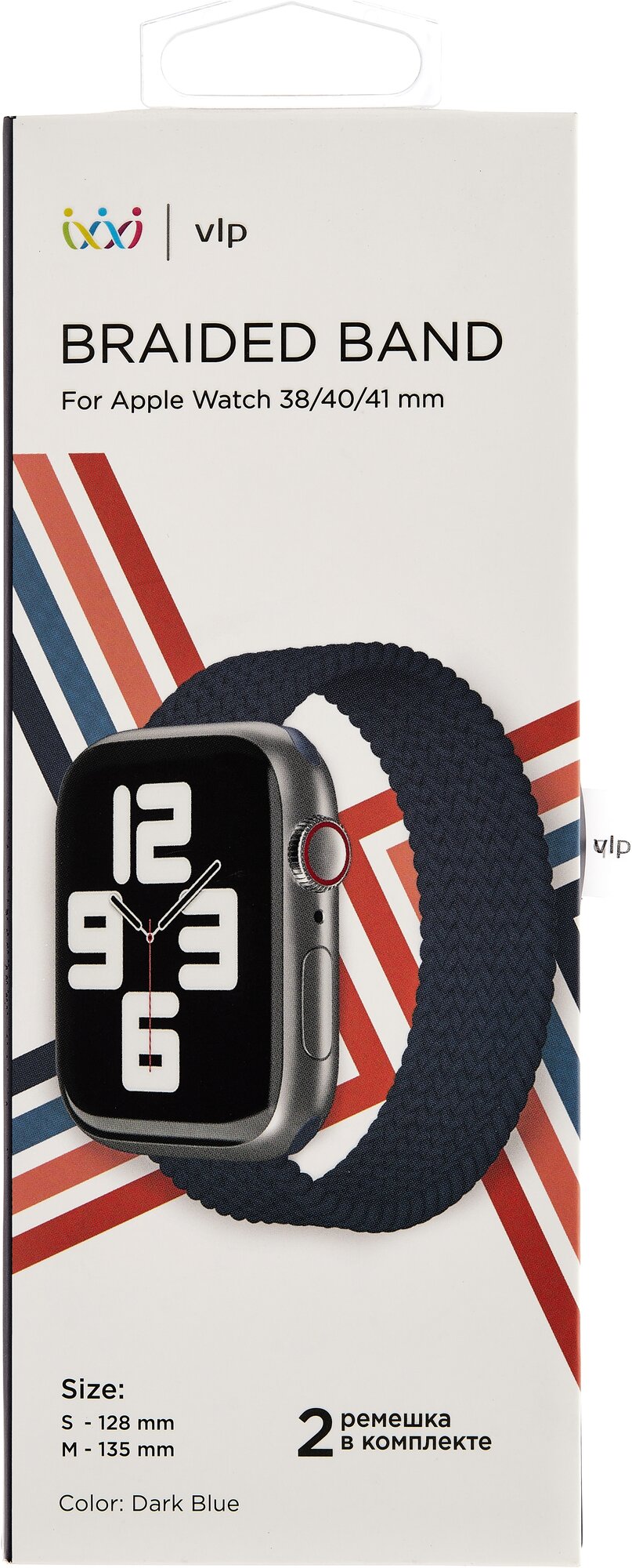 Ремешок для Apple Watch Series 3/4/5/6/SE, темно-синий Noname - фото №3