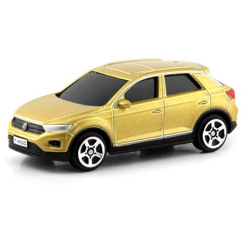 Машина металлическая RMZ City 1:64 Volkswagen T-Roc 2018 (цвет золотой) легковой автомобиль rmz city aston martin vantage 2018 344036s yl 1 64 желтый