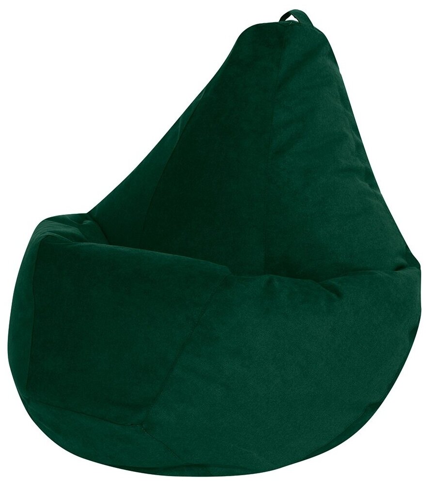 Кресло Мешок Груша Зеленый Велюр (3XL, Классический)