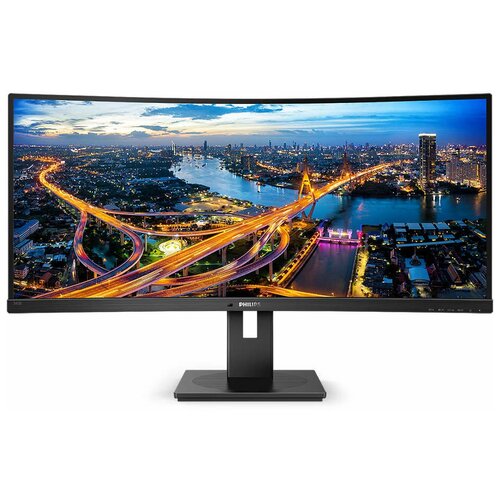 34 Монитор Philips 345B1C, 3440x1440, 100 Гц, *VA, черный