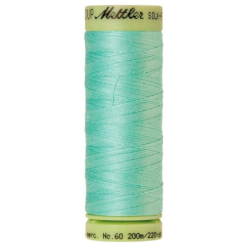 Нить для машинного квилтинга SILK-FINISH COTTON 60, 200 м 100% хлопок 0230 Silver Sage ( 9240-0230 )