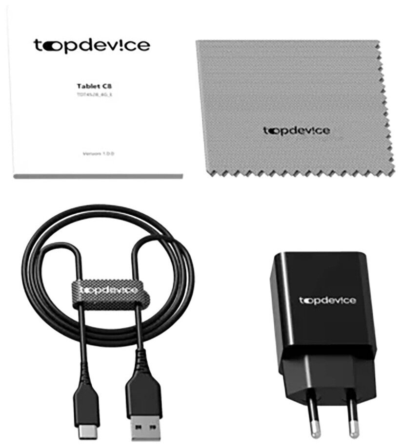 Планшет Topdevice Tablet C8 32 ГБ черный (TDT4528_4G_E_CIS)