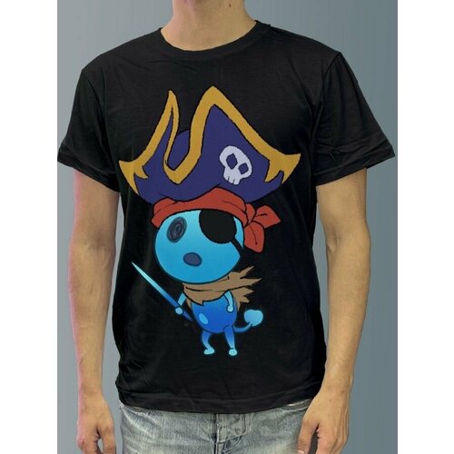 фото Футболка мужская черная из хлопка с dtf рисунком игры ni no kuni 2 - 3313 будь на стиле