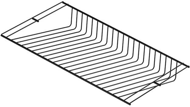 Полка сетчатая LARVIJ 603x306x80мм черный сталь