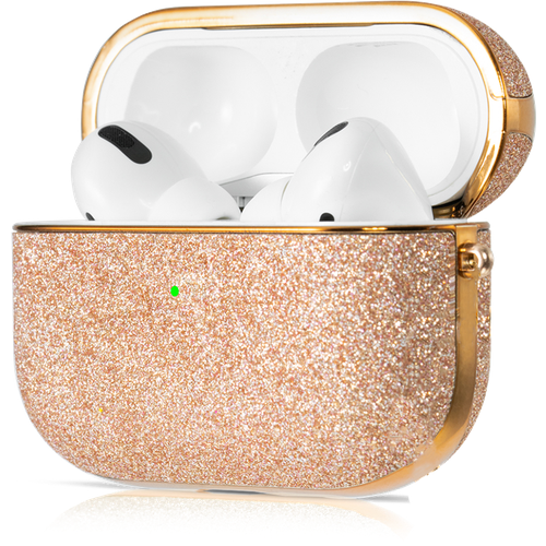 Чехол PQY Bling для Apple AirPods Pro Розовое золото Kingxbar Bling Series AirPods Pro Case-Rose Gold bling diamond airpods case