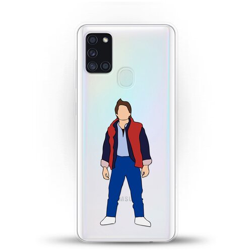 фото Силиконовый чехол марти на samsung galaxy a21s andy & paul