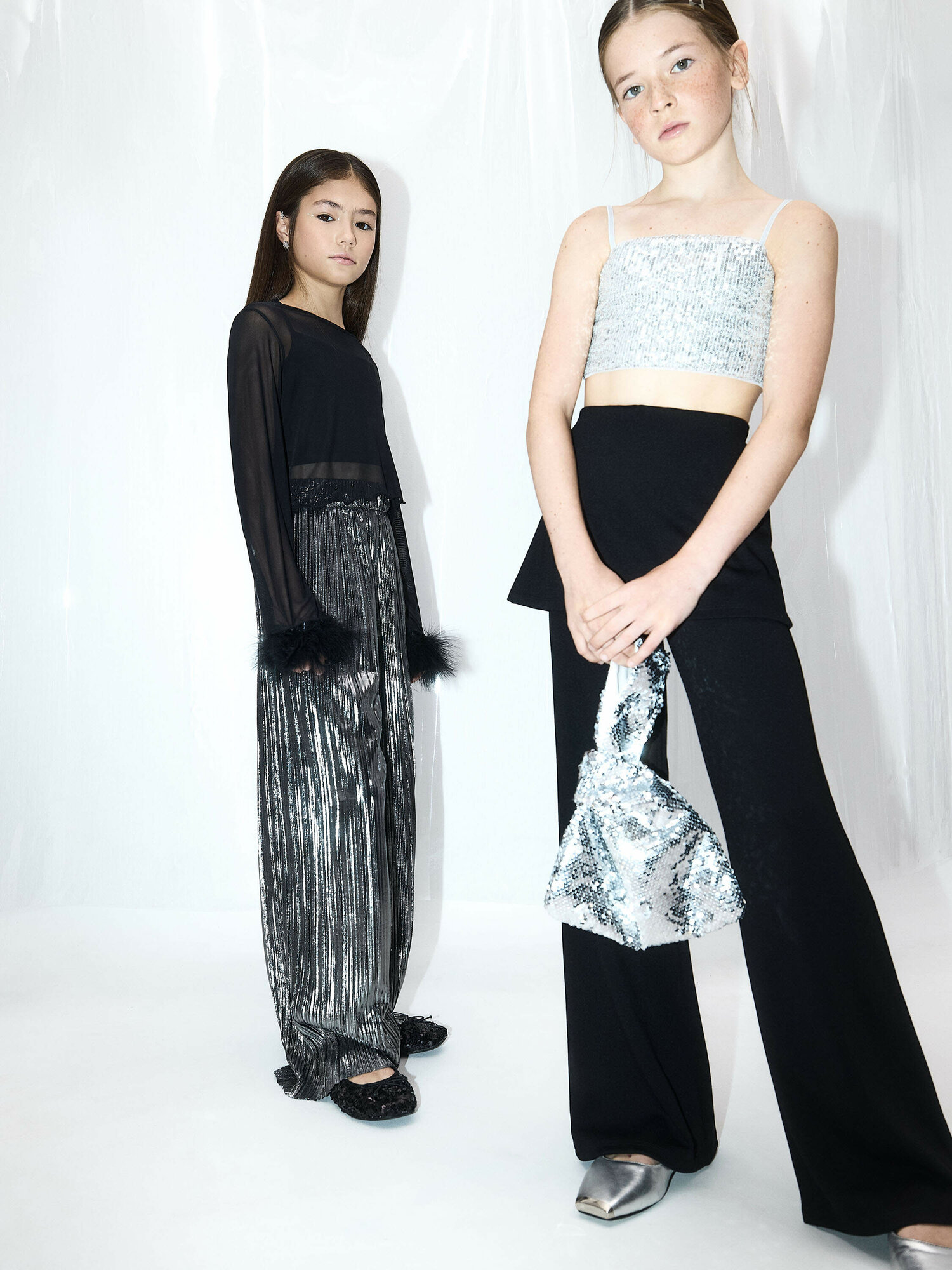 Брюки Sela, размер 164, черный — фото 1