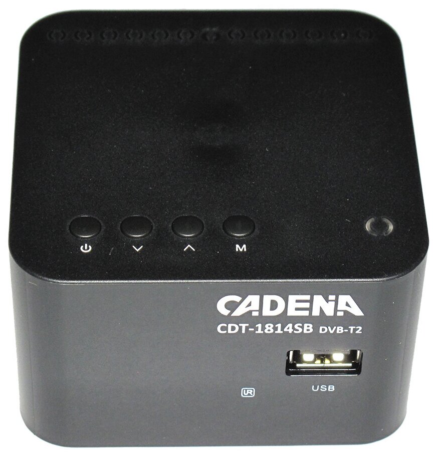 ТВ-тюнер Cadena CDT-1814SB черный