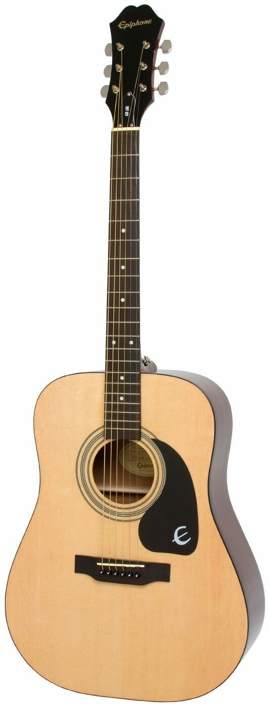 Epiphone DR-100 Natural акустическая гитара, цвет натуральный