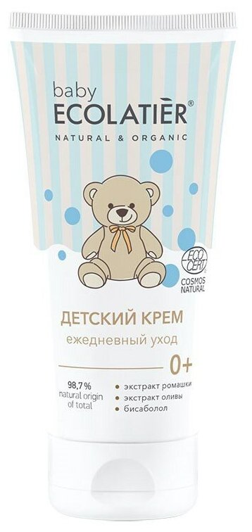 Детский крем Ежедневный уход 0+ Ecolatier baby 100 мл