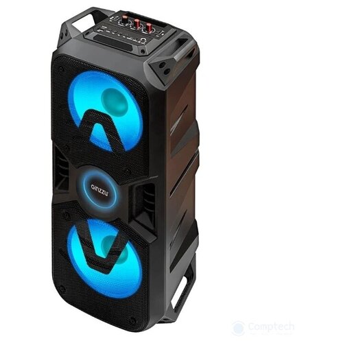 GINZZU Колонки Ginzzu Ginzzu GM-207 Акустическая система Midi RGBBTUSBTFFMДУ чёрный 677900₽