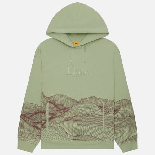 Мужская толстовка Dime Landscape Hoodie зелёный, Размер M