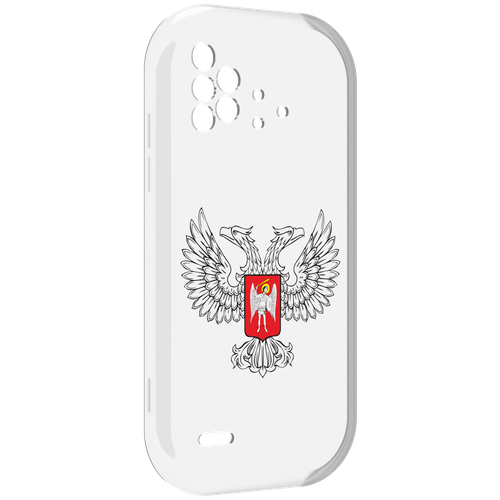 Чехол MyPads герб-ДНР-донецкая-народная-республика для UMIDIGI Bison X10 / X10 Pro задняя-панель-накладка-бампер чехол mypads герб днр донецкая народная республика для zte nubia red magic 7s pro задняя панель накладка бампер