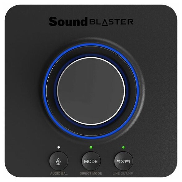 Звуковая карта Creative USB Sound BlasterX X-3 (SB-Axx1) 7.1 Ret - фото №1