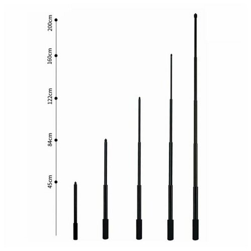 Прочный невидимый монопод 2 метра, алюминий