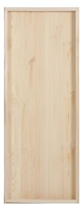 Добропаровъ Дверной блок для бани, 180×70см, из сосны, на клиньях, массив, "Добропаровъ" - фотография № 3