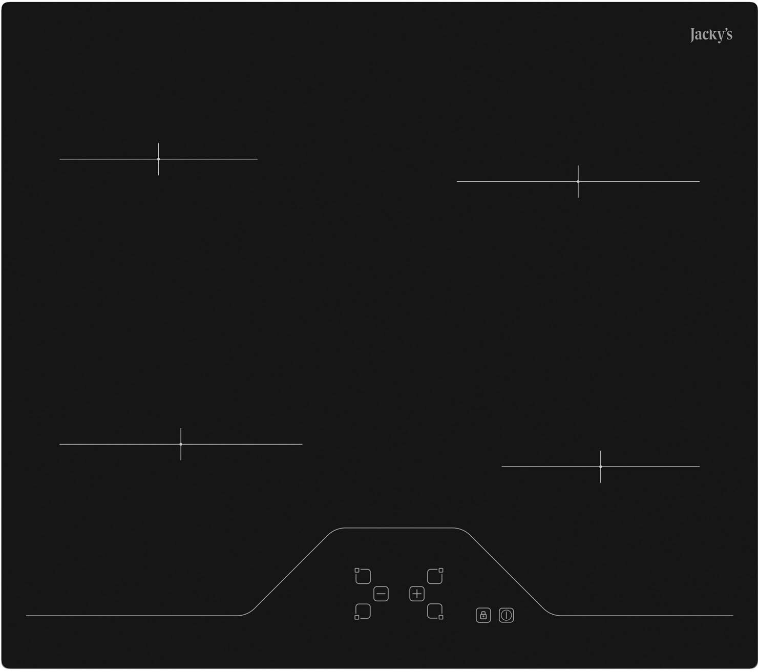 Встраиваемая электрическая варочная панель Jacky`s Jacky's - фото №1