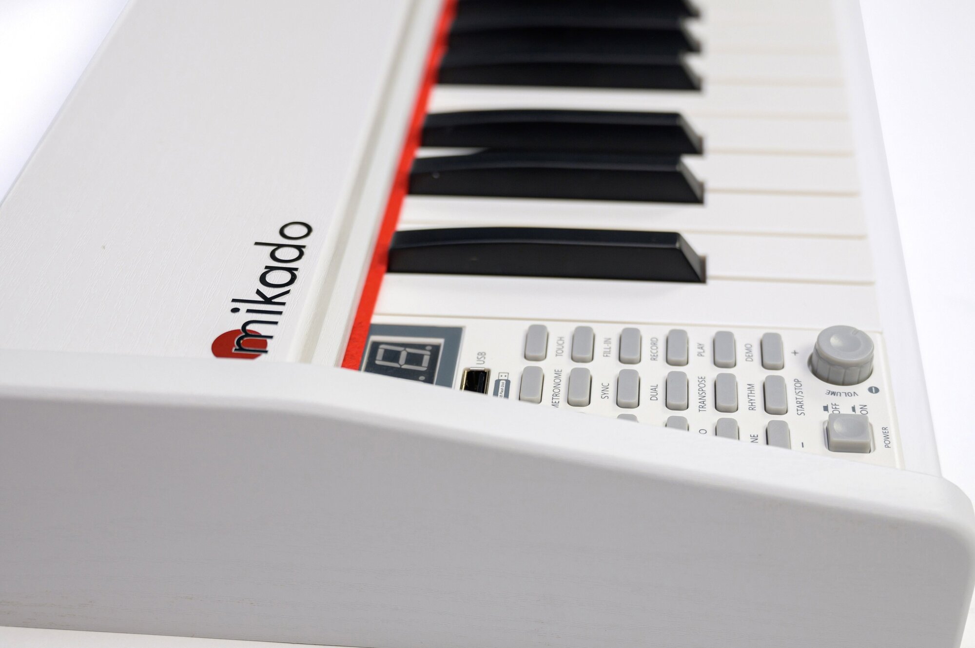 Портативное цифровое пианино Mikado MK-1000W, белый