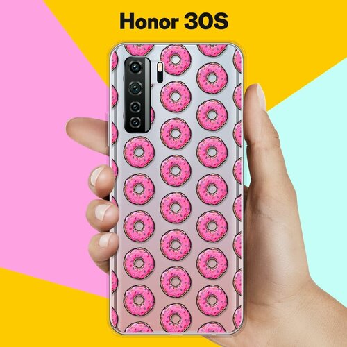 Силиконовый чехол Пончики на Honor 30s силиконовый чехол молодило на honor 30s