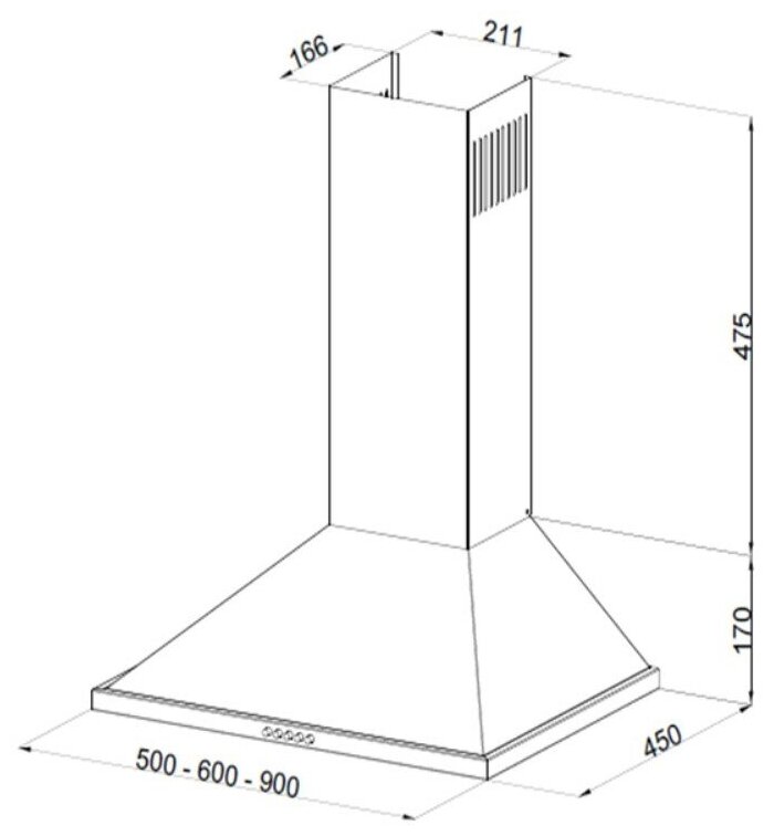 Вытяжка KORTING KHC 6750 RN