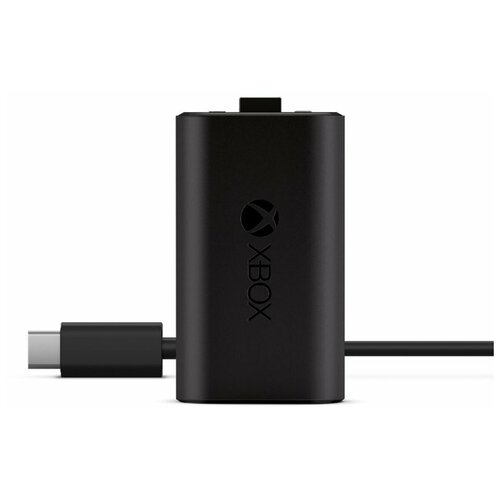 Microsoft Аккумулятор с кабелем зарядки USB Type-C для геймпада Xbox Series S/Series X/One черный