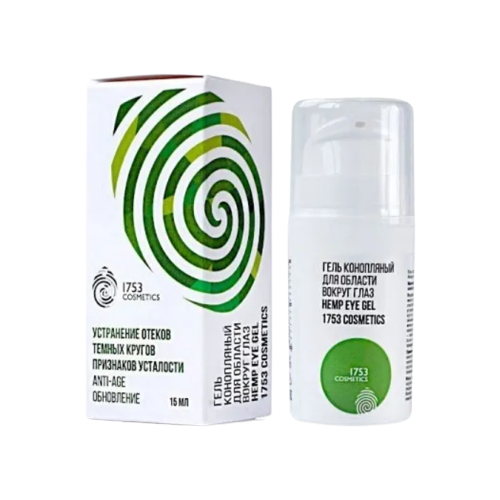 Гель конопляный для области вокруг глаз Hemp eye gel 1753 cosmetics