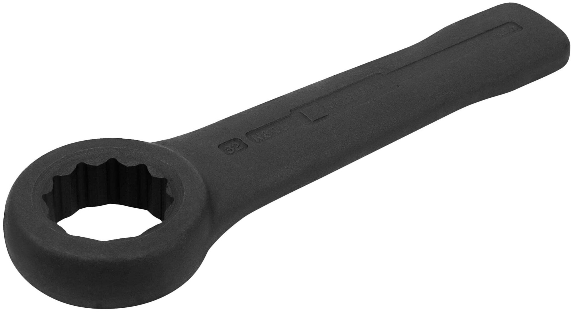 Накидной ударный гаечный ключ NORGAU Industrial с 12-гранным профилем из фосфатированной CrMo стали, "HРM", 32 мм