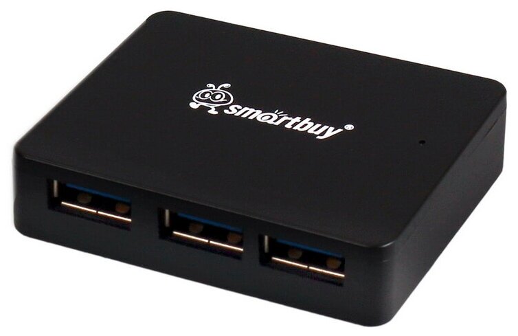 USB 3.0 Хаб Smartbuy 6000, 4 порта (SBHA-6000-K) черный