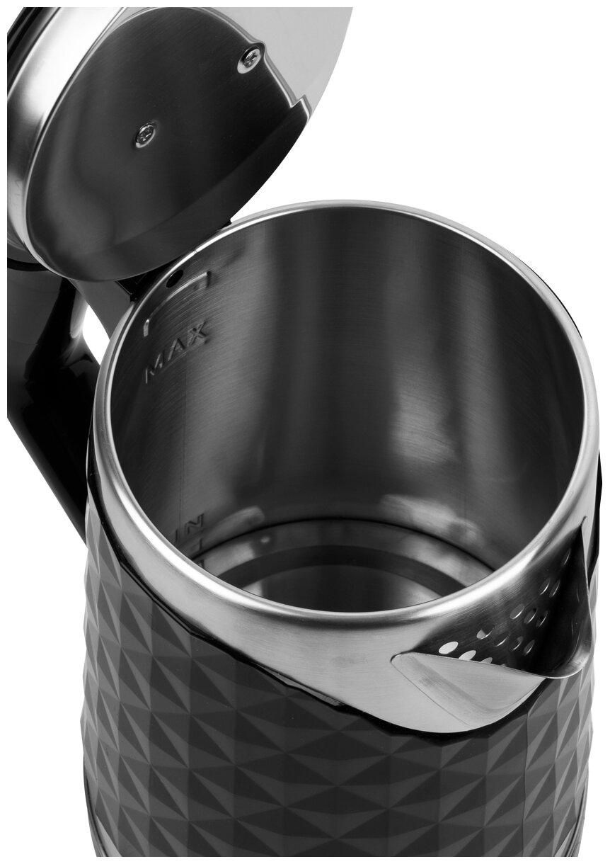 Чайник электрический VITEK , 1800Вт, черный - фото №5