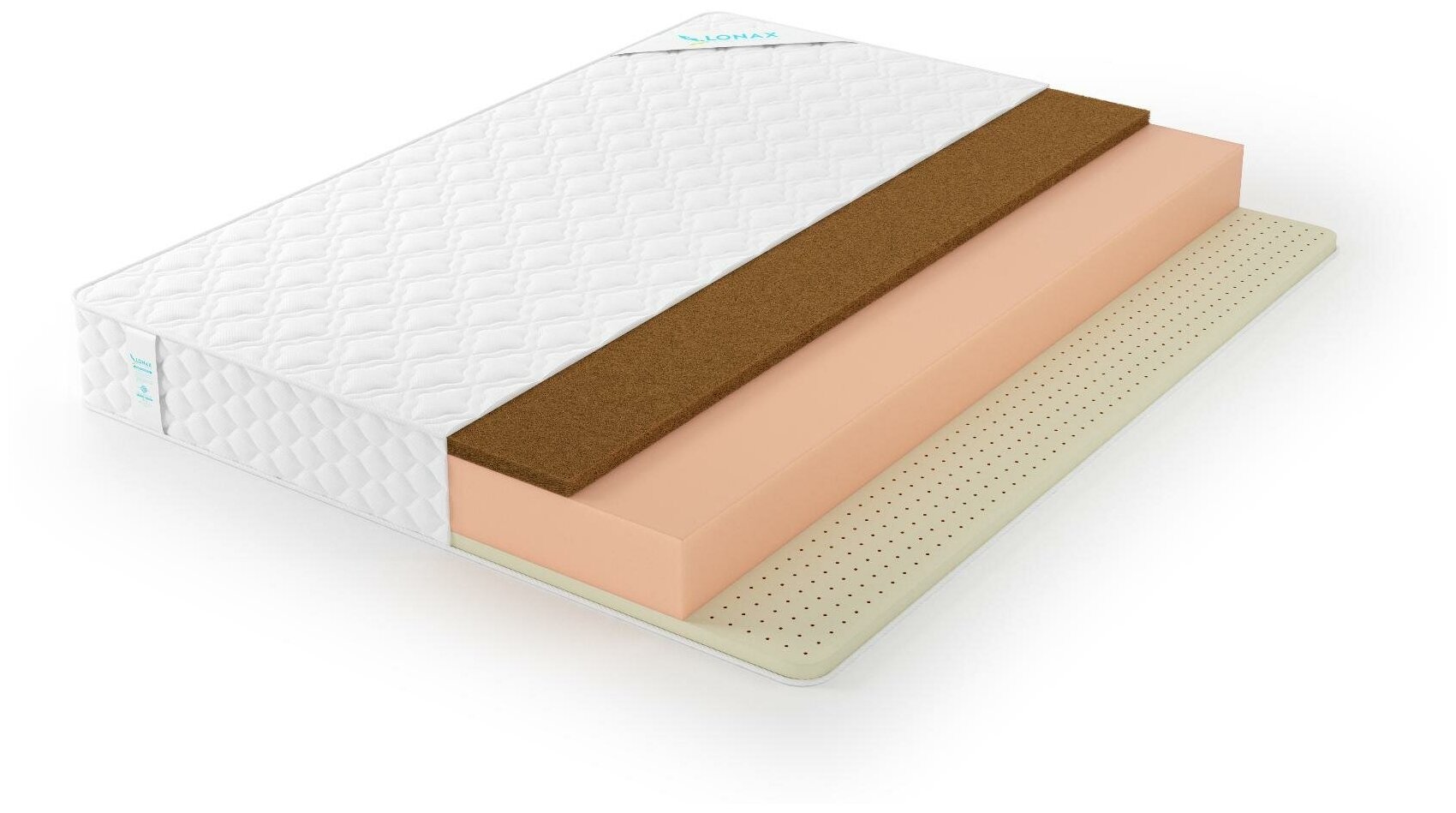 Взрослые матрасы Lonax Foam Latex Cocos 3 155x200