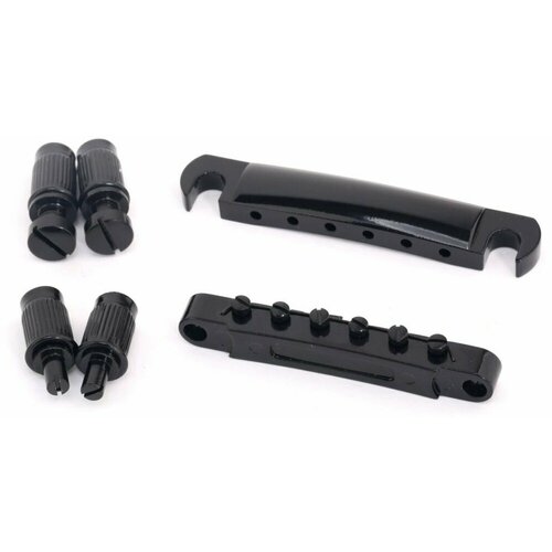 Бридж Tune-O-Matic и стоп-бар для Gibson Les Paul, черный, Musiclily M678 bm005 guitar tune o matic roller saddle bridge for gibson epi les paul lp sg style 6 string electric guitar part